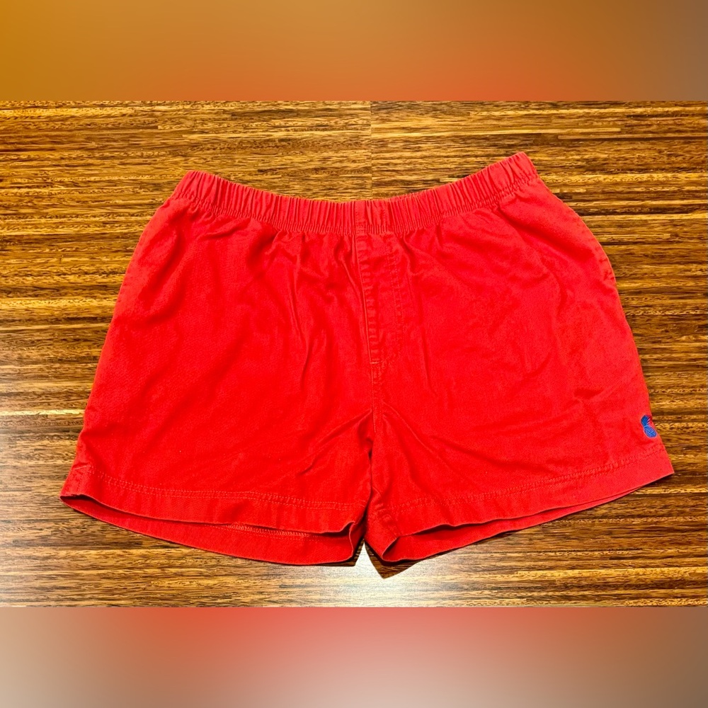 Chubbies Size Large Easy Short True Red Euc - image 1